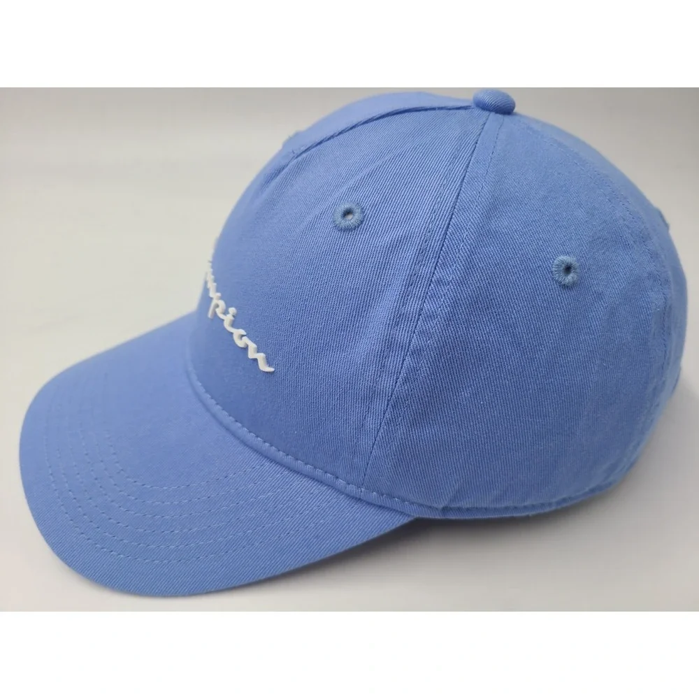 Women Champion Brand Strapback Adjustable Hat Cap Cotton Casual Sport Blue White